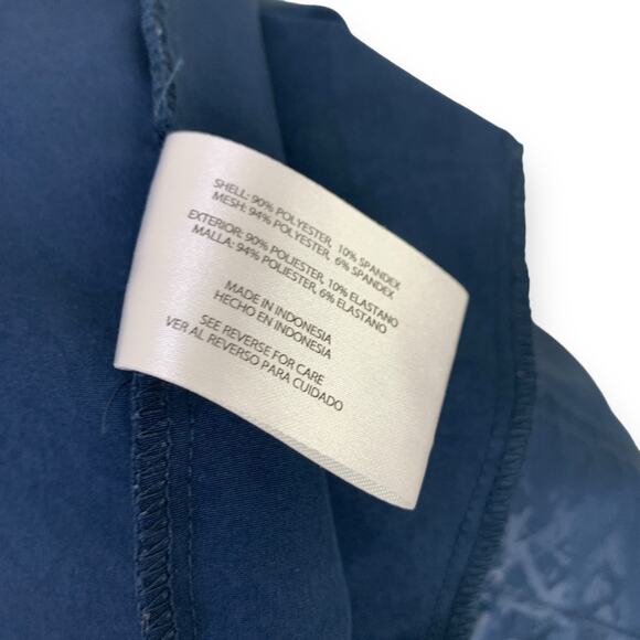 Orvis Womens Embossed Skort Size M Skirt Pull On Pockets Blue Hiking Active - Picture 7 of 8